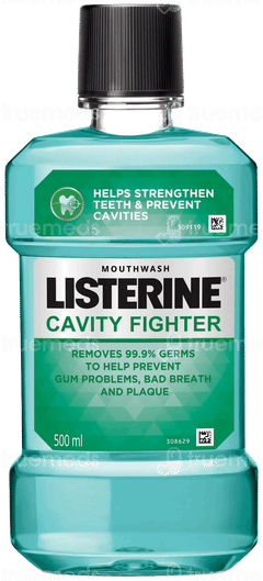 Listerine Cavity Fighter Mouthwash 500Ml Listerine Cavity Fighter Mouthwash 500Ml